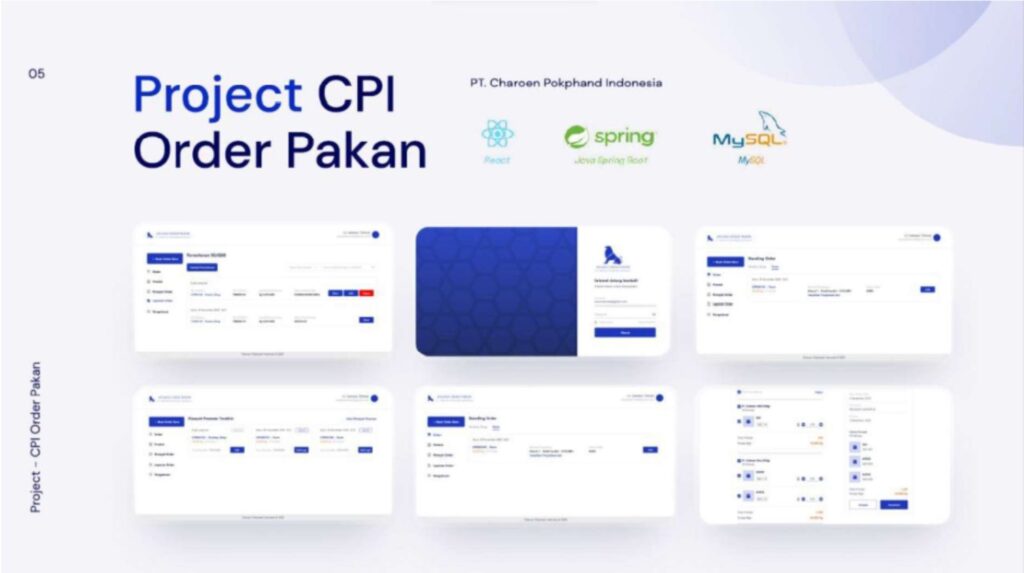 Animal Feed Order Application for Chareon